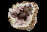 Pink Amethyst Geode Section - Argentina #124181-1